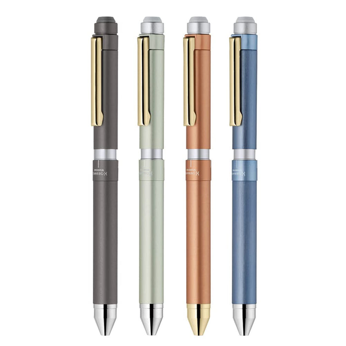 Zebra Shabo X LC5 Limited Edition Multi-Function Pen Olive Silver SB15-LC5-OS