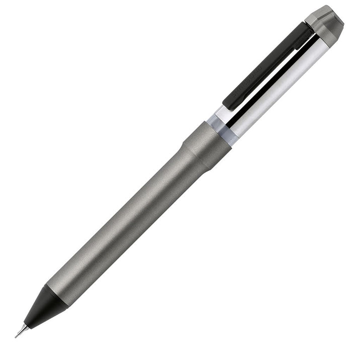 Zebra Dark Tone Series Stainless Ash Sharbo Nu Multifunctional 0.7mm Pen SB35-DA-SA