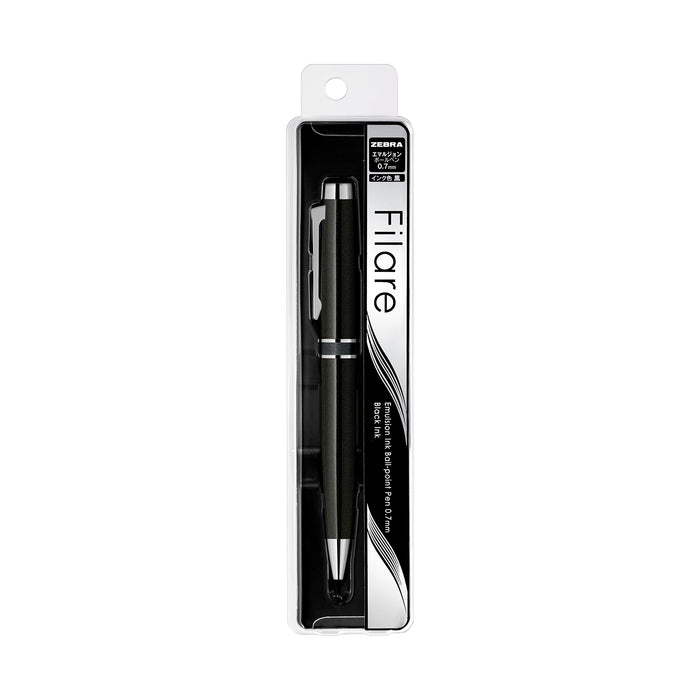 Zebra Black Oil-Based 0.7 Ballpoint Pen Pack of 10 - Zebra BP-BA68-BK