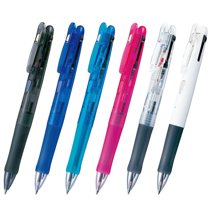 Zebra 10-Pack 2-Color Ballpoint Clip-On Pens G2C Black - B-B2A3-Bk