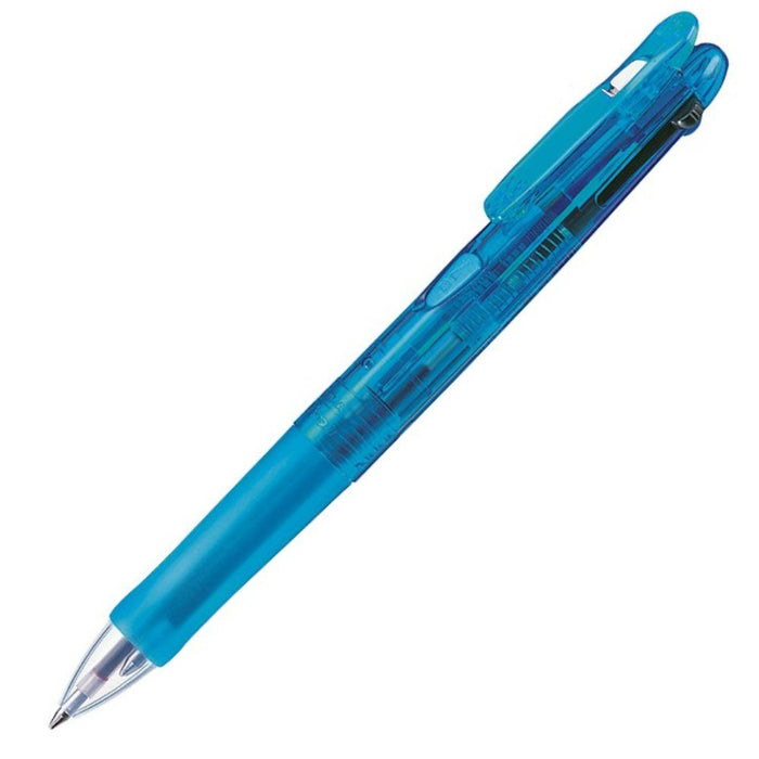 Zebra 10-Pack 3-Color Ballpoint Pen Clip-On Light Blue - G3C B-B3A3-Lb