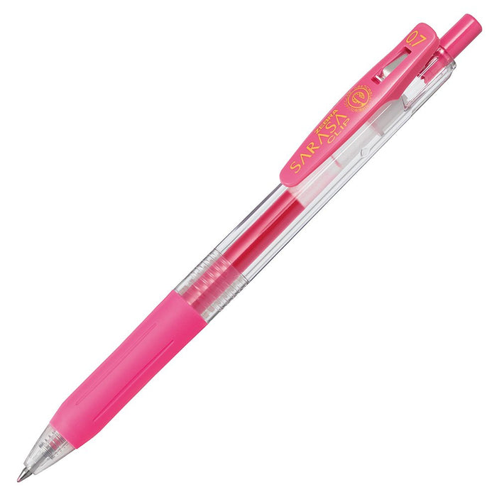 Zebra Sarasa Clip Gel Ballpoint Pen 0.7mm Pink Pack of 10