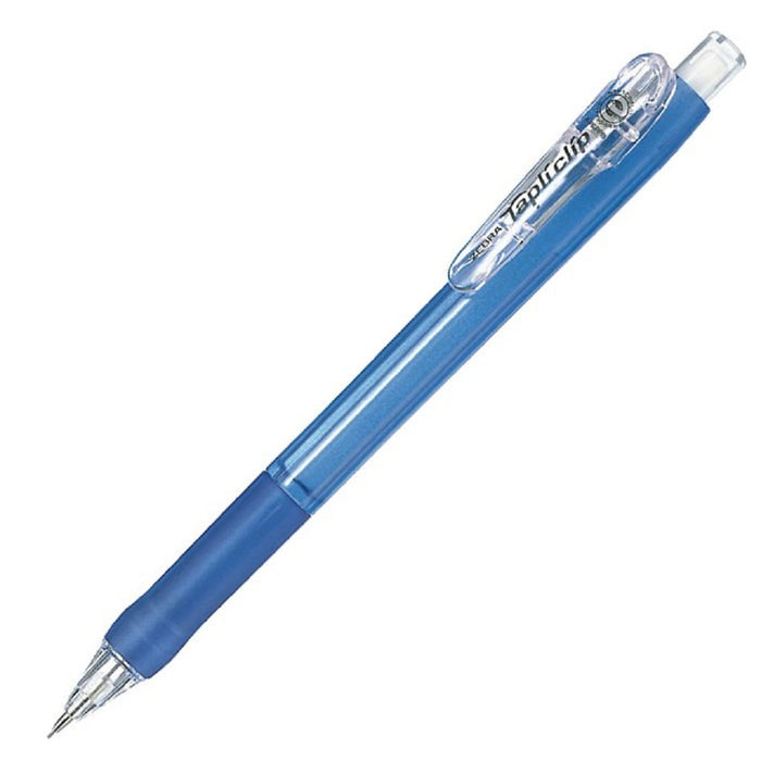 Zebra Blue Tapuri Clip Mechanical Pencils 10 Pieces - B-MN5-BL