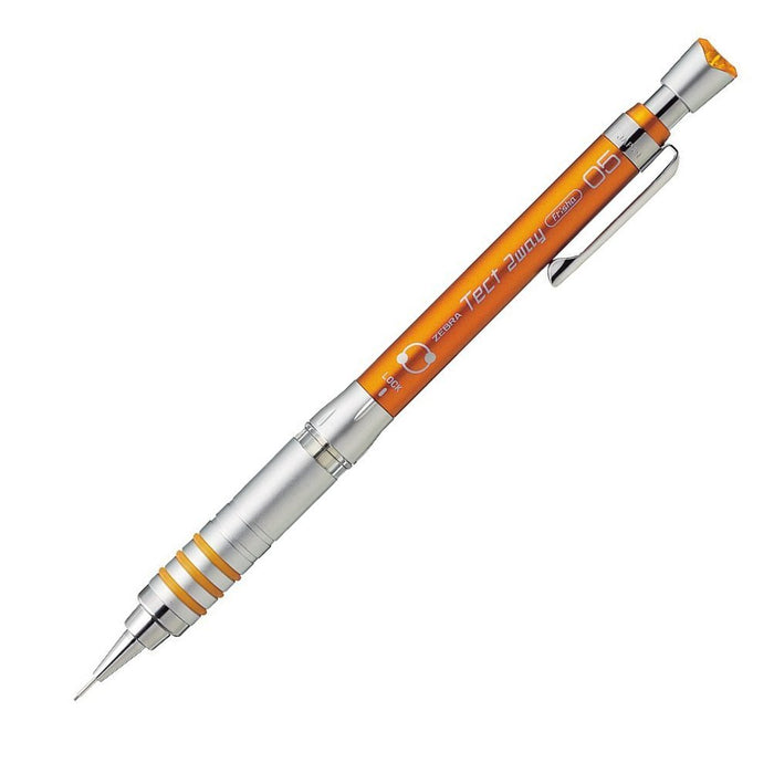 Zebra Tect Two-Way 0.5mm Orange Mechanical Pencil MA41-OR