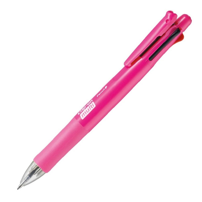 Zebra 4-Color Multi-Function Pen with Sharp Clip-On Cutie Pink PB4SACUP