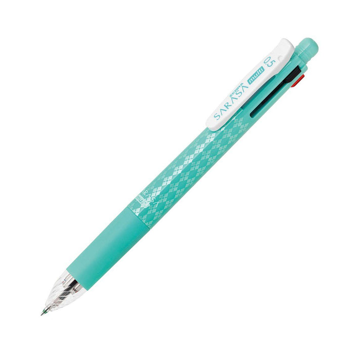 Zebra Multi-Function 4-Color + Sharp Pen Sarasa Multi 0.5 Blue Green