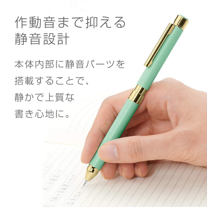 Zebra Multi-Function Shabo X SL6 Leather Navy Pen SB36-LNV