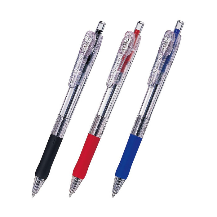 Zebra Black Oil-Based Ballpoint Pen 0.5mm Tapuri Clip Pack of 5