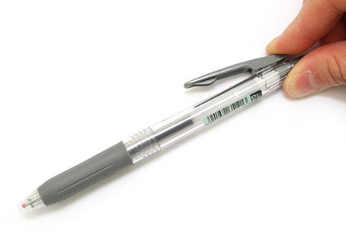 Zebra Sarasa Clip 0.4 Gray Ink Pen - Long-Lasting Jjs15-Gr Design by Zebra