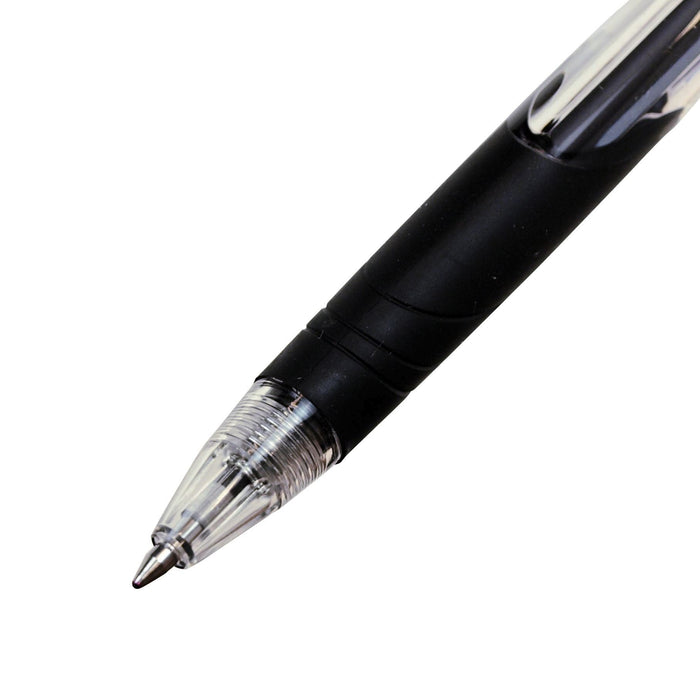 Zebra Dark Black Shaft Pen with 0.7 Black Ink Zebra Slurry BN11-DBK