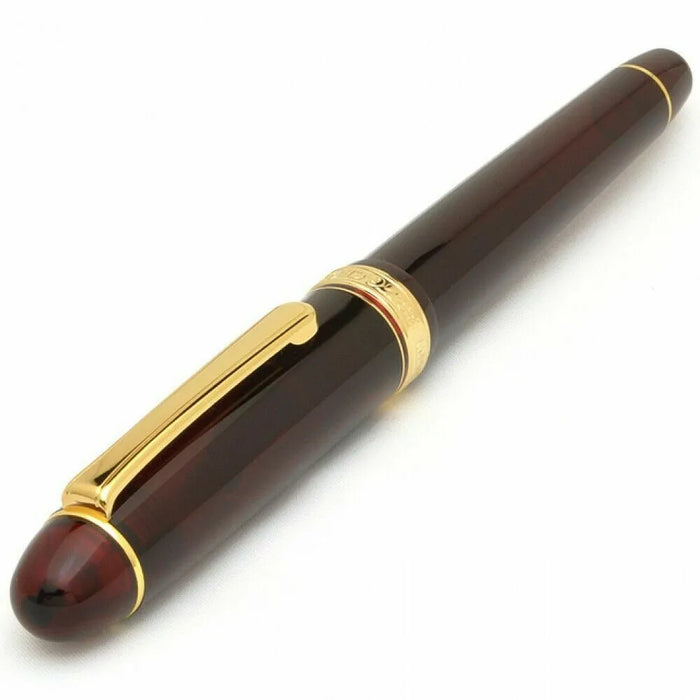 Platinum Fountain Pen #3776 Century Fine Point Burgundy 139.5X15.4mm - 20.5G Weight