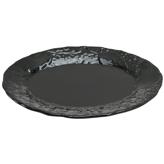 :

Aito Lien Oval Plate Dish S 18x14cm Black Mino Ware Japan 267906