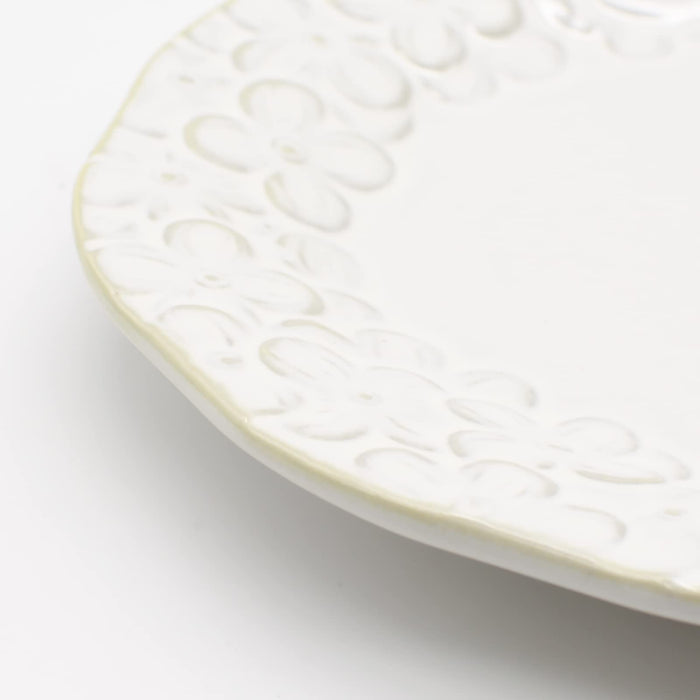 Aito Lien Plate Oval Plate 18cm S White Tableware Japan 267836