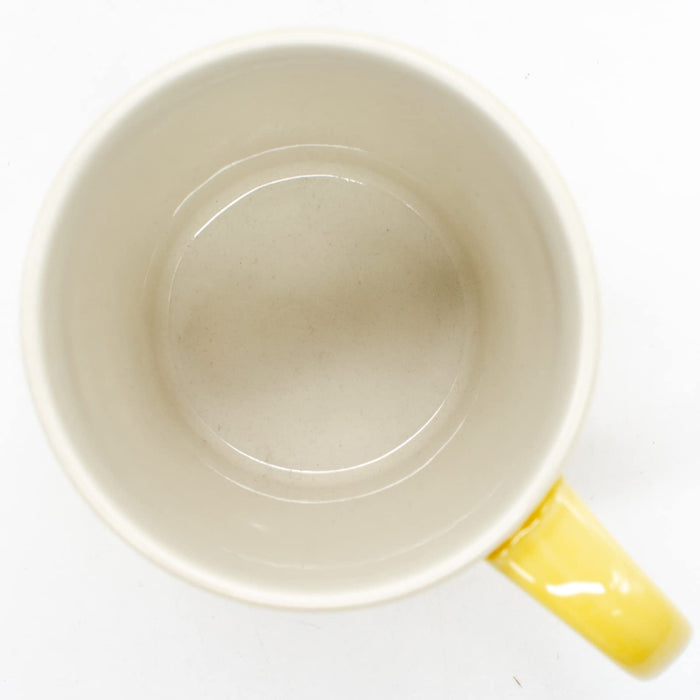 Aito Ripple Mug 330ml Yellow MW/DW Safe Japan 266344