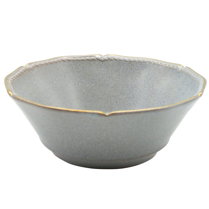 Aito Stitch Salad Bowl Pot 15cm Gray Mino Ware 111060