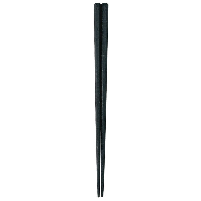 Akebono Japan 24Cm Black Hexagonal Antibacterial Chopsticks