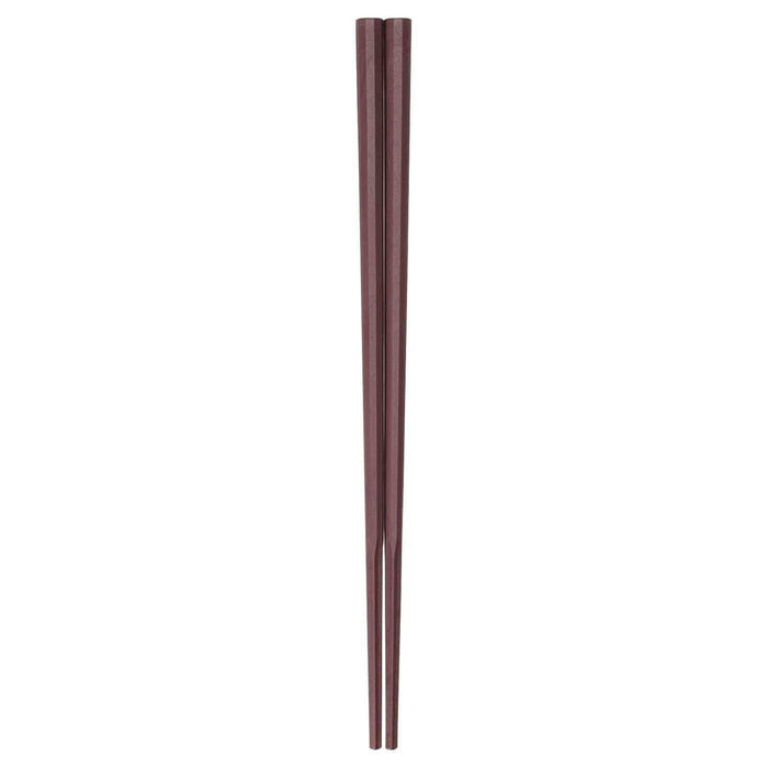 Akebono 19Cm Vermilion Decagonal Noodle Chopsticks - Japan's Finest