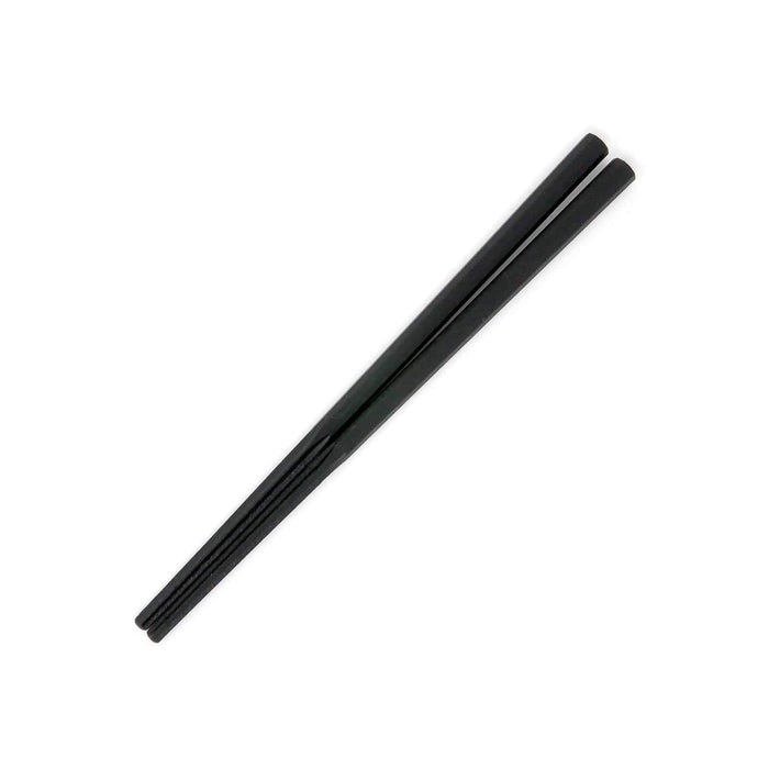 Akebono Japan 22Cm Black Decagonal Noodle Chopsticks - Non-Slip & User-Friendly