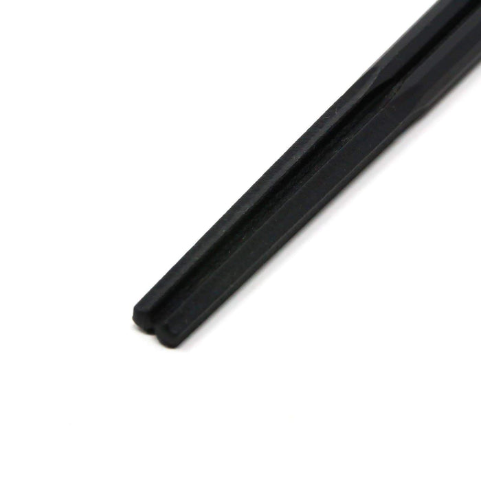 Akebono Japan 22Cm Black Decagonal Noodle Chopsticks - Non-Slip & User-Friendly