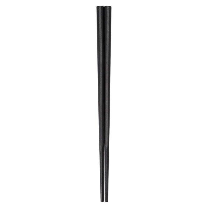 Akebono 24Cm Decagonal Non-Slip Japanese Noodle Chopsticks - Black