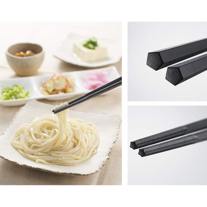 Akebono Japan Noodle Chopsticks - 23Cm Black Pair