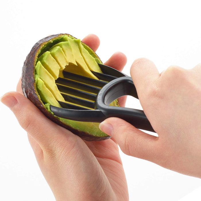 Shimomura Kougyou VB-622 Antibac Avocado Cutter Made In Japan Dishwasher Safe