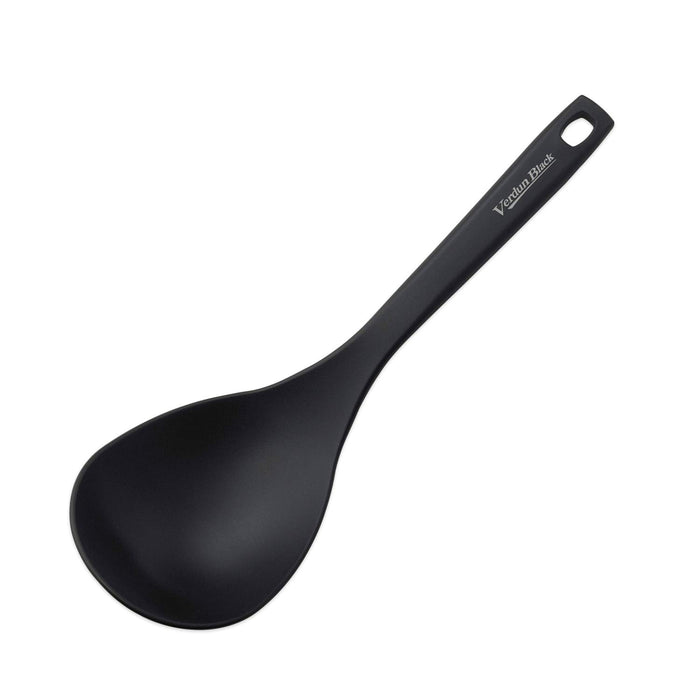 Shimomura Kougyou Antibacterial Vb-204 Black Nylon Spoon Japan Made Dishwasher Safe