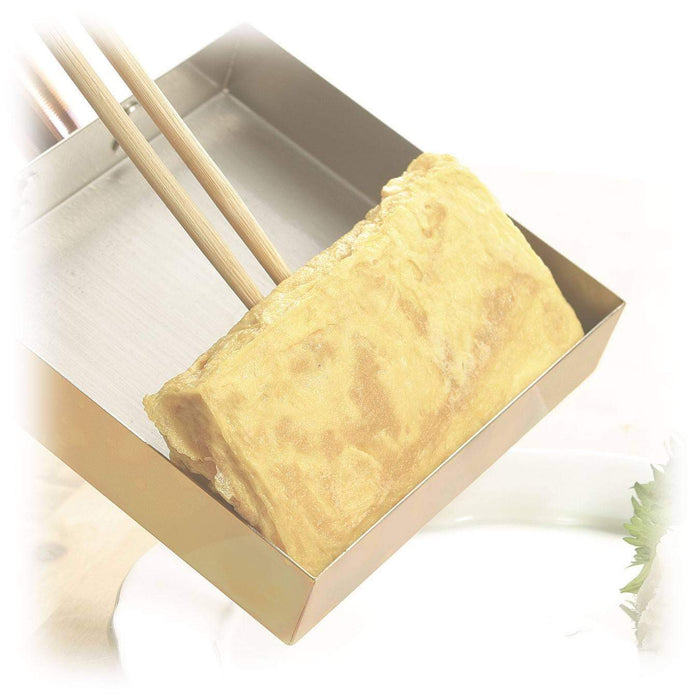 Asahi Japan Copper Tamagoyaki Pan - 10cm Rectangular Omelette Cookware