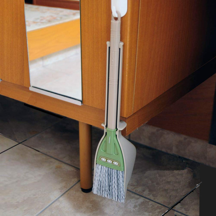 Azuma Industrial Dustpan Broom Set - 9cm Width, 43.5cm Length, Japan-Made