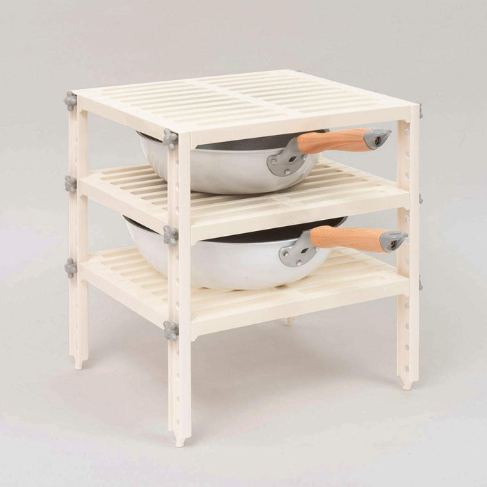 Belca 3 Tier Kitchen Storage Rack - 37X30X40Cm White PS-485