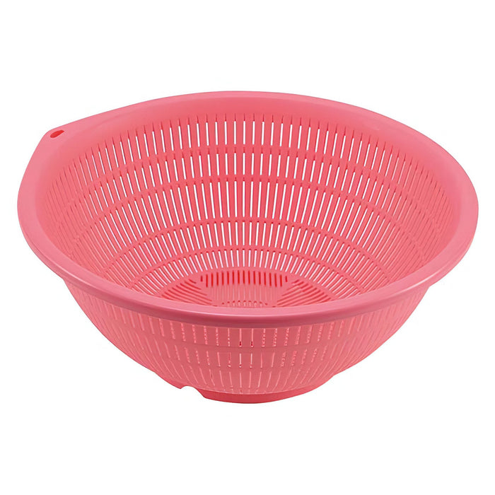 Benkei 24cm Plastic Colander - Pink