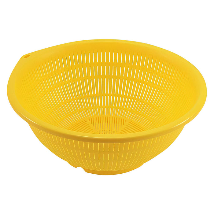 Benkei 24cm Plastic Colander - Vibrant Yellow