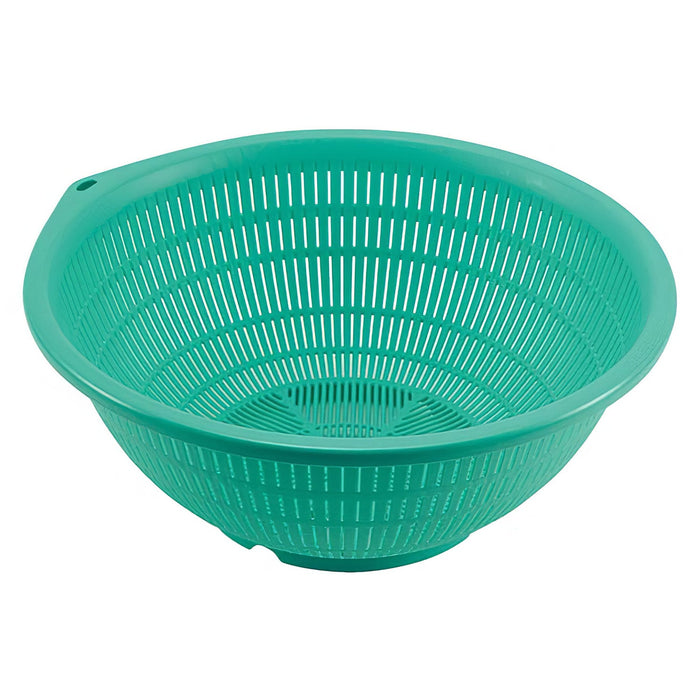 Benkei Plastic Colander 45cm - Green Efficient Kitchen Strainer for Easy Food Preparation