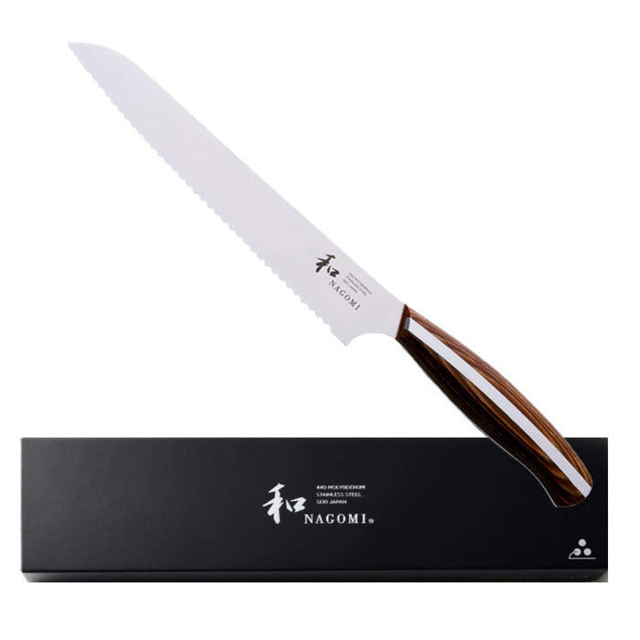 Japanese Nagomi Bread Knife 205mm - Mitsubishi Knives 1896