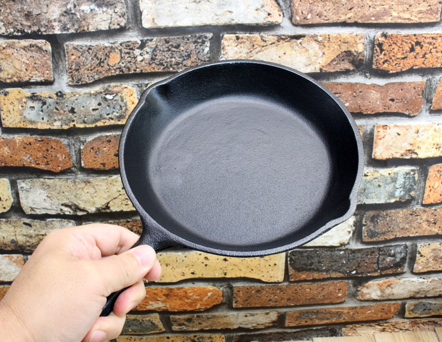 Asahi 20Cm A-206 Japanese Cast Iron Skillet Frying Pan