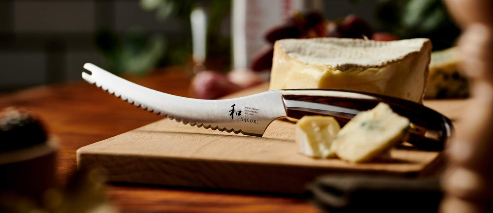 Japanese Nagomi Cheese Knife 130mm | Mitsubishi Knives 1896