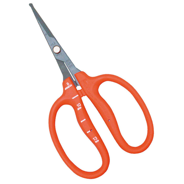 Chikamasa B-500Slmf Stainless Steel Grape Scissors Round Tip Curved (L Type)