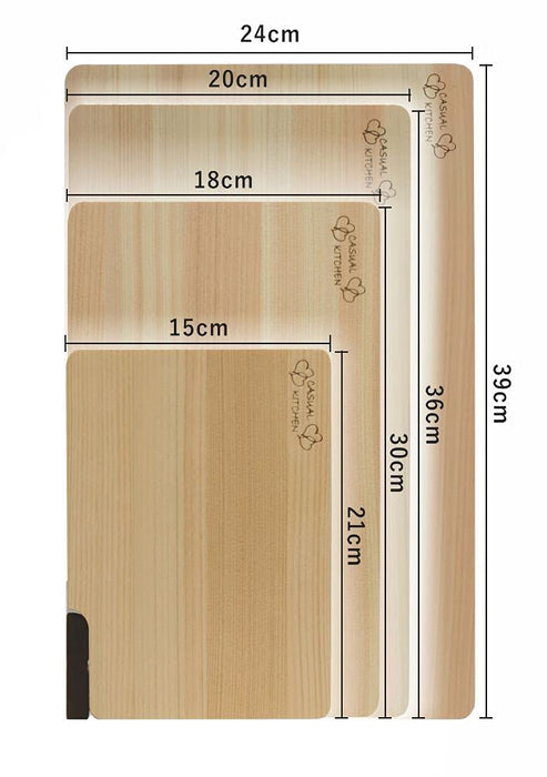 Daiwa Industry 36Cm Hinoki Wood Chopping Board Stand - Japan Made, Dishwasher Safe, Resistant to Mildew