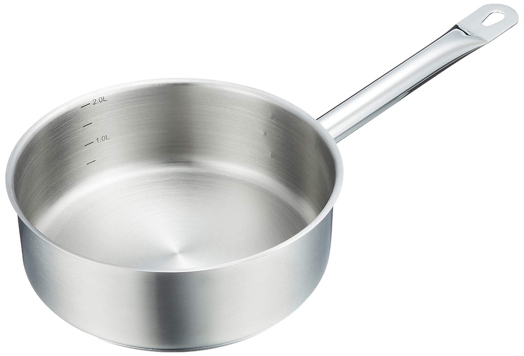 Ebm 18-8 Pro Chef IH Shallow Pot 20cm w/o Lid