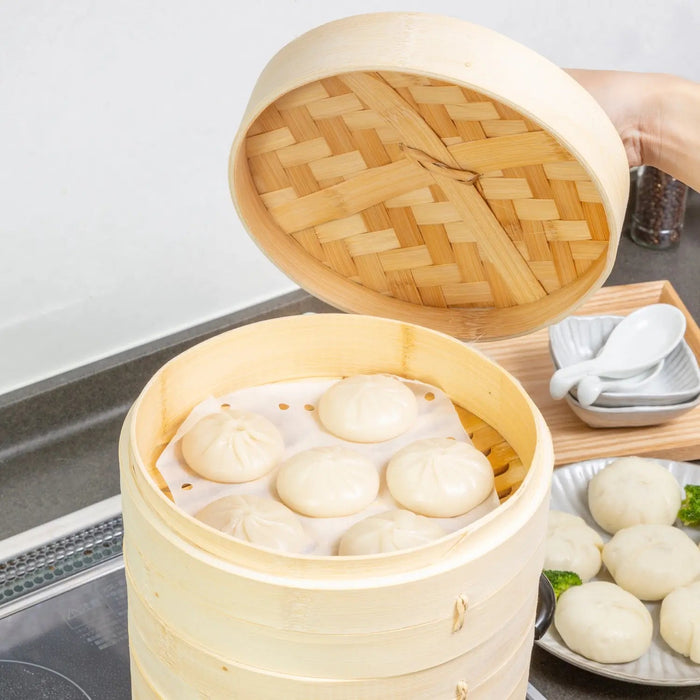 Bamboo Steamer 10cm - Lid for Ebm Enhance Your Cooking Experience