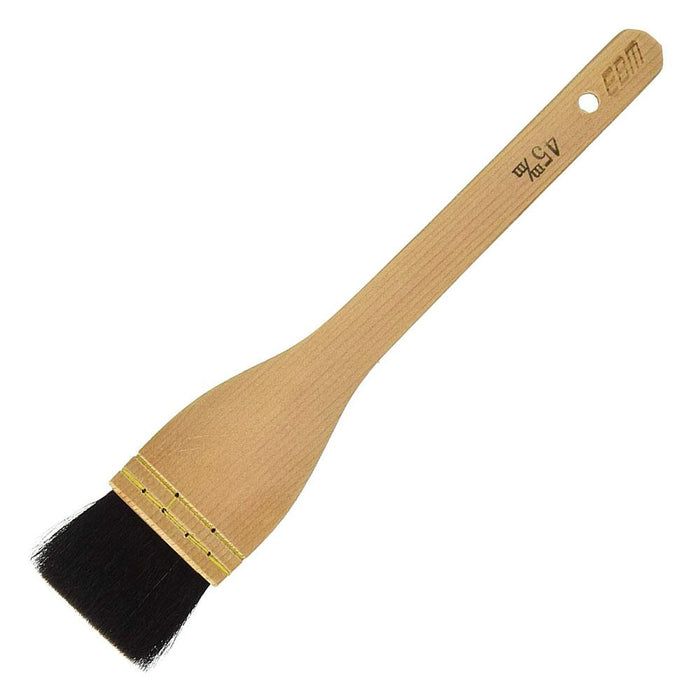 Premium 60mm Black Goat Hair Cooking Brush by Ebm