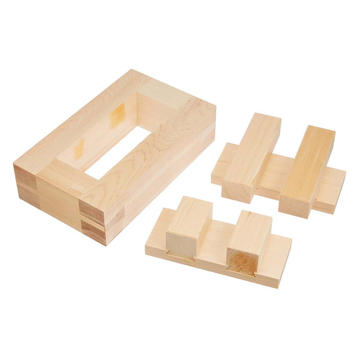 Ebm Hinoki Cypress Sushi Press - Wooden Sushi Mold for Perfect Sushi