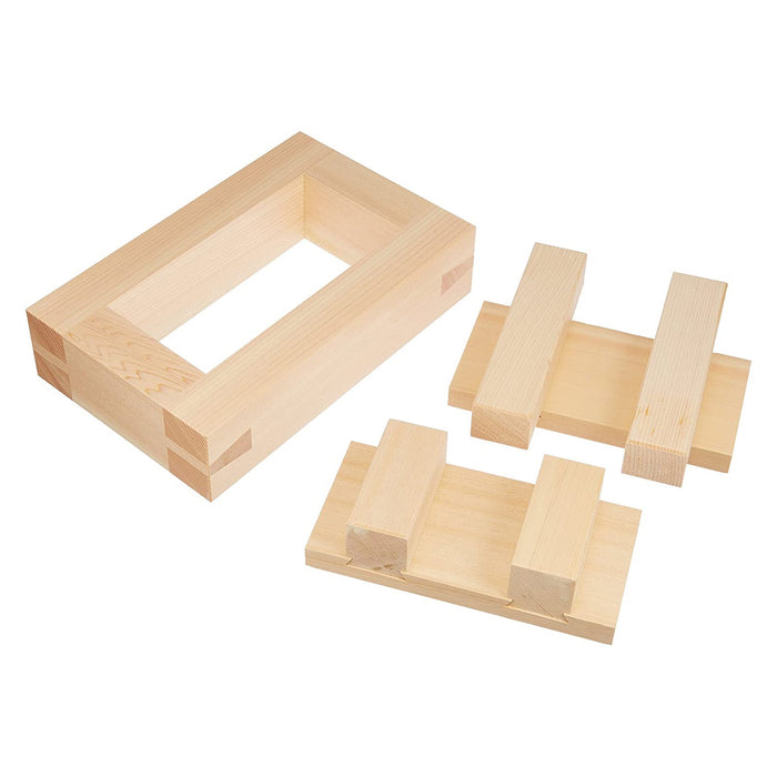 Ebm Hinoki Cypress Sushi Press - Wooden Sushi Mold for Perfect Sushi