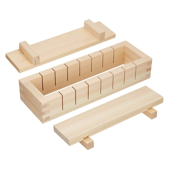 Ebm Hinoki Cypress Sushi Press - Wooden Sushi Mold for Perfect Sushi