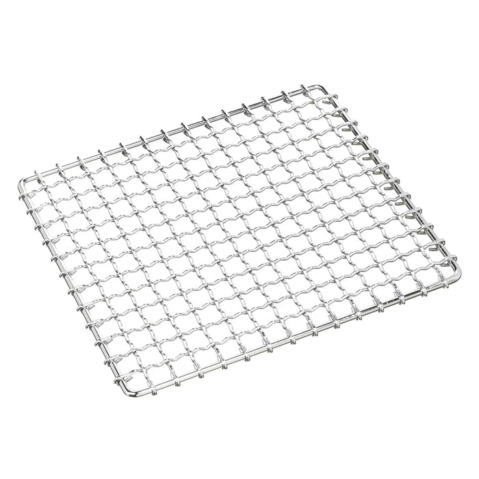 Ebematsu Japan Stainless Steel BBQ Grill Mesh - 27cm Chrome Plated (No Handle)