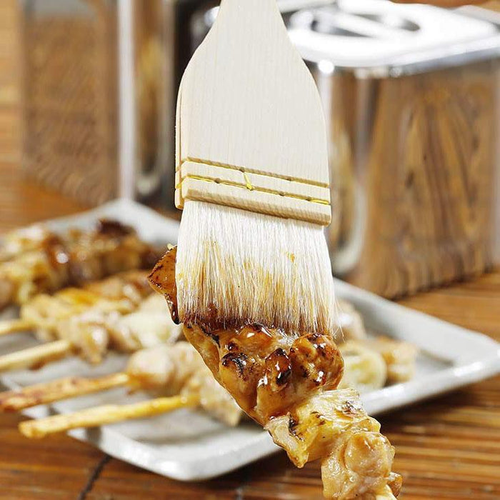 Ebm White Goat Hair Cooking Brush - 60mm Premium Culinary Tool