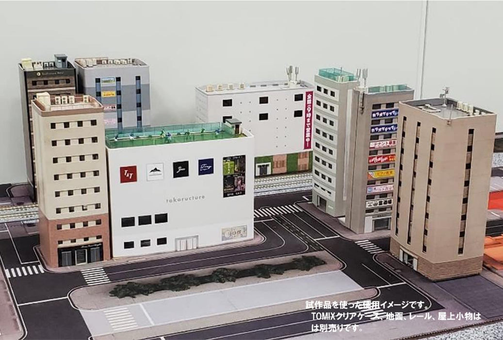 Tomytec Japan Eco-Lake C01 Multi-Tenant Building Diorama Kit