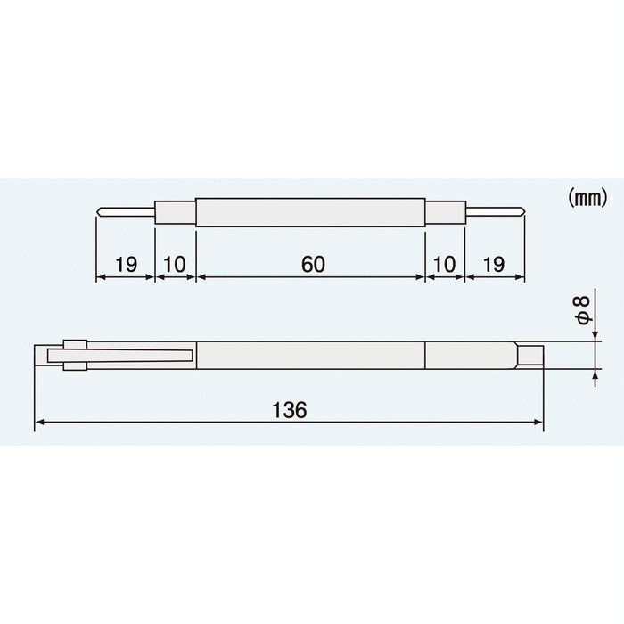 Engineer DA-51 Ceramic Driver 0.4x0.9/-0.4x1.8mm Black