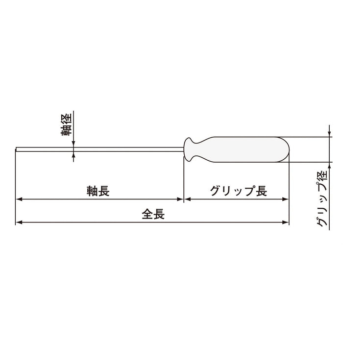 工程师 DH-15 六角螺丝刀 1.5 毫米