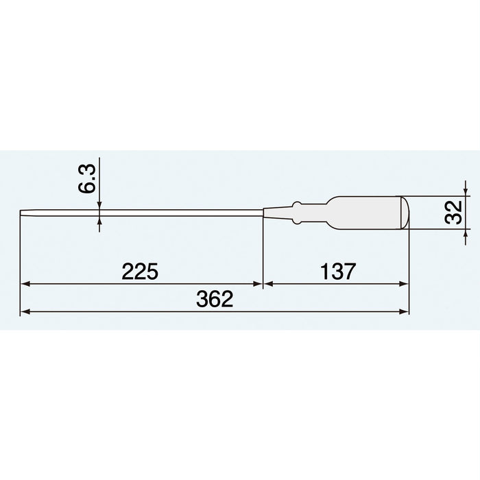 工程师长握把驱动器 6.0x0.8mm 225mm DG-11